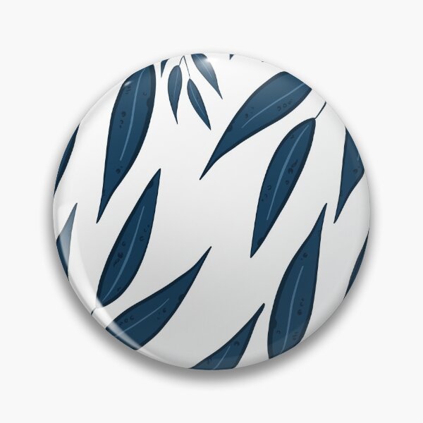 Item preview, Blue gum leaves pattern  designed and sold by Yellowsprint.