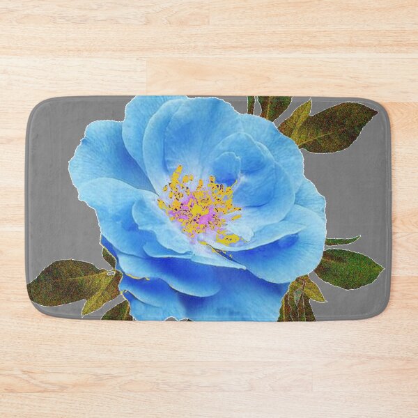 Item preview, AWESOME DELICATE "PROM NIGHT" BLUE ROSE GREY ART designed and sold by sharlesart.