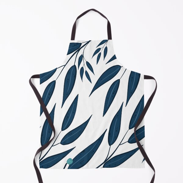 Item preview, Blue gum leaves pattern designed and sold by Yellowsprint.
