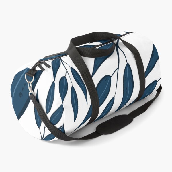 Item preview, Blue gum leaves with pink flowers designed and sold by Yellowsprint.