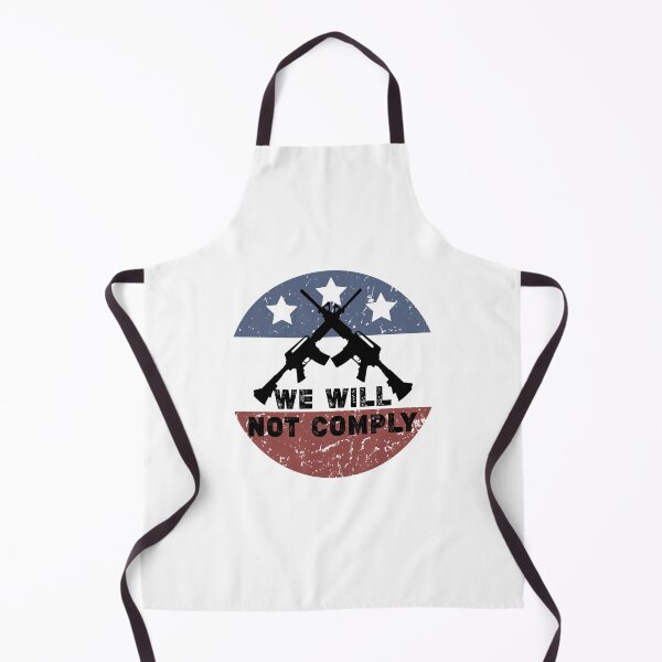 Item preview, We Will Not Comply Shirt Fun American flag - Vintage designed and sold by NewDayDesigns.