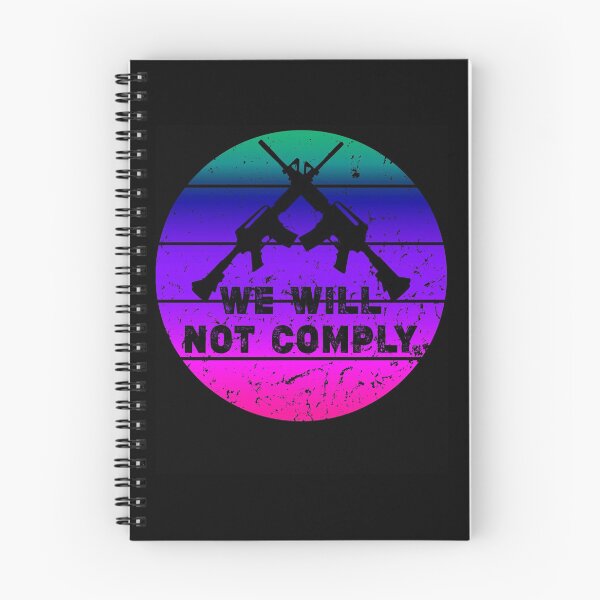 Item preview, We Will Not Comply Shirt Fun American flag - Vintage Finish designed and sold by NewDayDesigns.