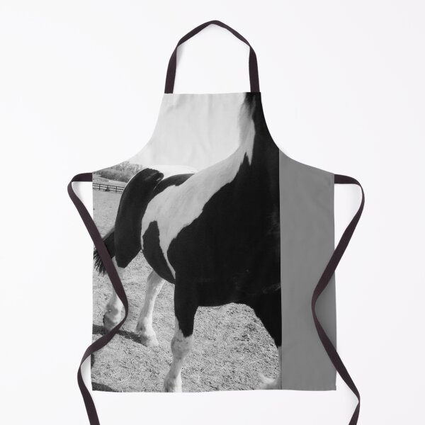 Item preview, A Painted Journey - Black and White Horse Clydesdale Photography Fine Art Print designed and sold by tinaschofield.