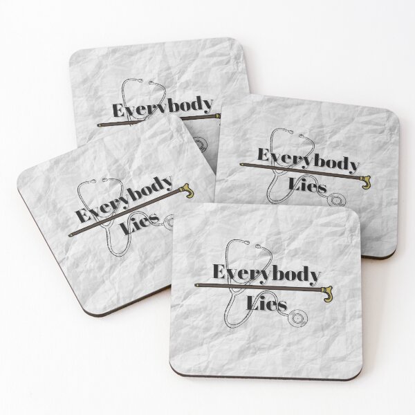 Item preview, Everybody Lies House M.D. quote designed and sold by getyourvibeon.