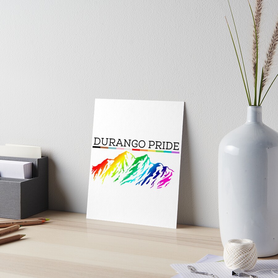 "Durango Pride Logo" Art Board Print for Sale by DurangoPride Redbubble