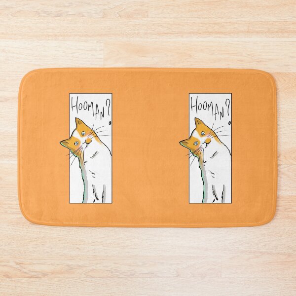 Item preview, Hooman? Cute Orange Cat - White Background designed and sold by OooiChris.