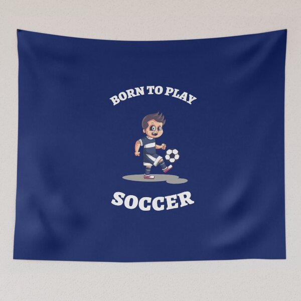 Item preview, Born to play soccer. Soccer addicted. designed and sold by basileiossav.