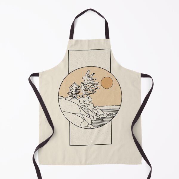 Item preview, Georgian Bay Landscape Line Art designed and sold by VivtheFish.