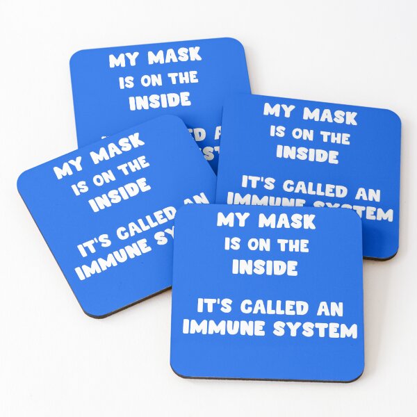 Item preview, My mask in on the inside it's called an immune system  designed and sold by Giovanni's  Brown Quotes.