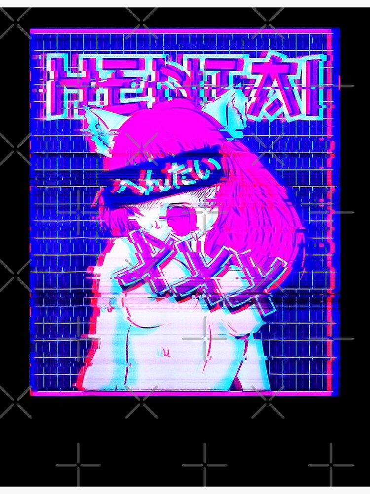 Anime Girl Vaporwave Aesthetic Lo-Fi