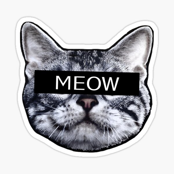 Censor Cat Sticker