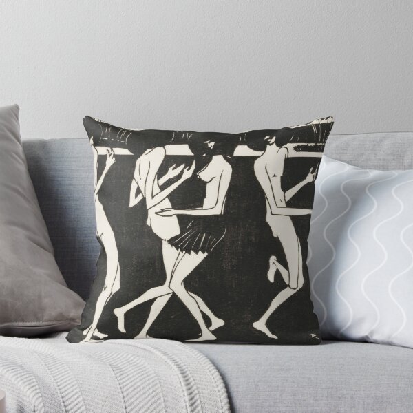 Item preview, Primitive Naked Dancers, Black and White Vintage Art designed and sold by jlisaksen.