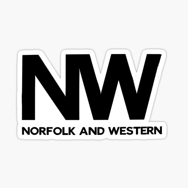 Item preview, Vintage Norfolk Western Railroad designed and sold by QuayTradingCo.