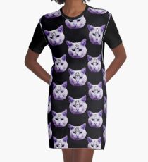 Kultkatze T-Shirt Kleid