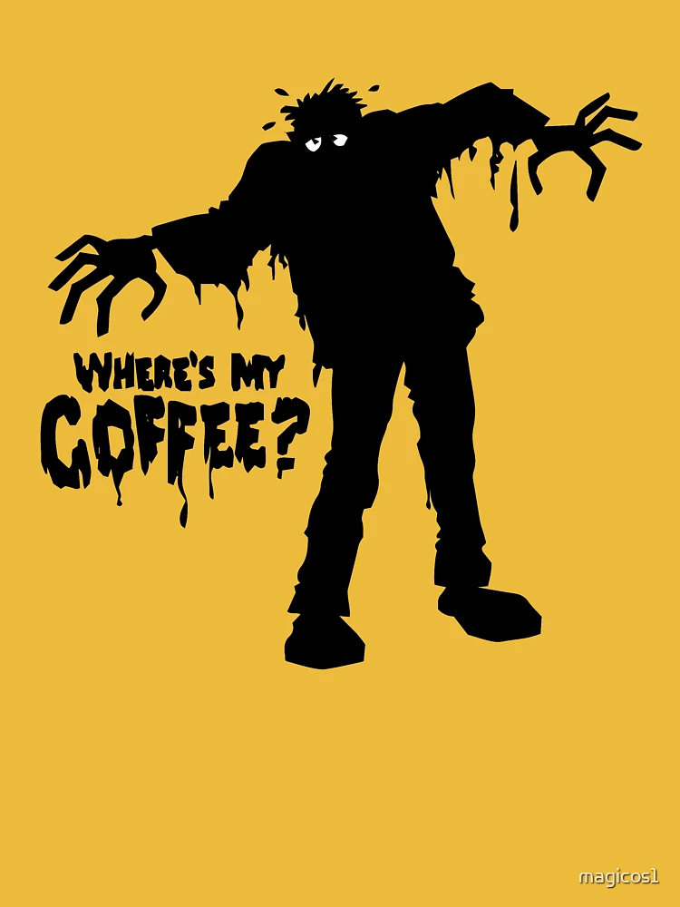 Must Have COFFEE! Zombie Tile Coaster