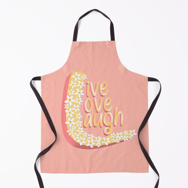 Item preview, Live Love Laugh with Daisy Flowers - Positive Inspiration Motivational Quote - Quotes designed and sold by Trista Designs.