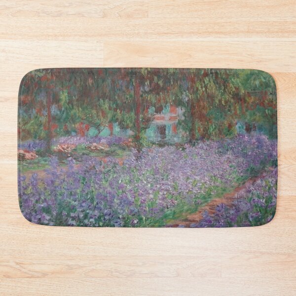 Item preview, Irises In Monets Garden At Giverny - Monet Garden In Giverny 1900 designed and sold by molamode.