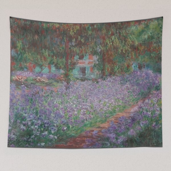 Item preview, Irises In Monets Garden At Giverny - Monet Garden In Giverny 1900 designed and sold by molamode.