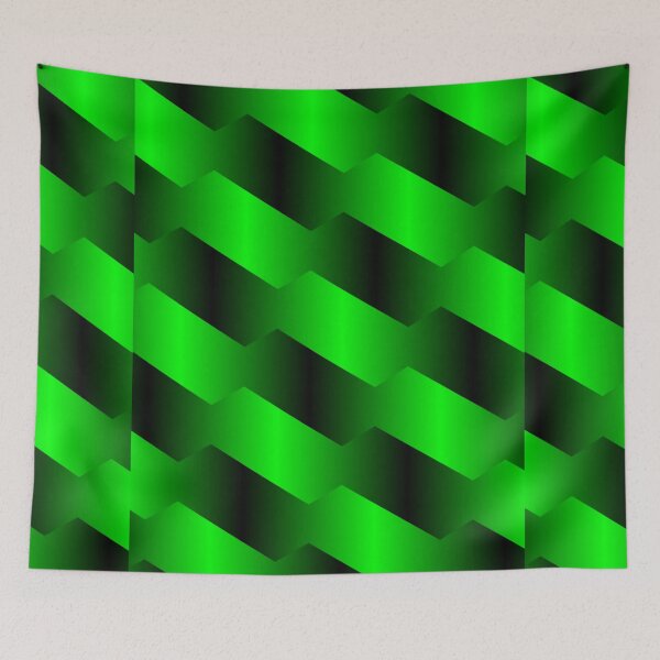 Item preview, Green Cubic Pattern - Geometric designed and sold by sasijaya.