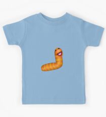 A fuzzy little worm Kids Tee