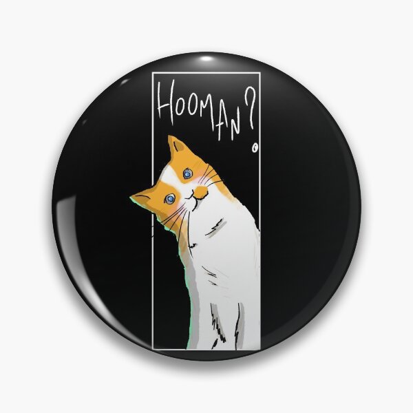 Item preview, Hooman? Cute Orange Cat - White Letters designed and sold by OooiChris.