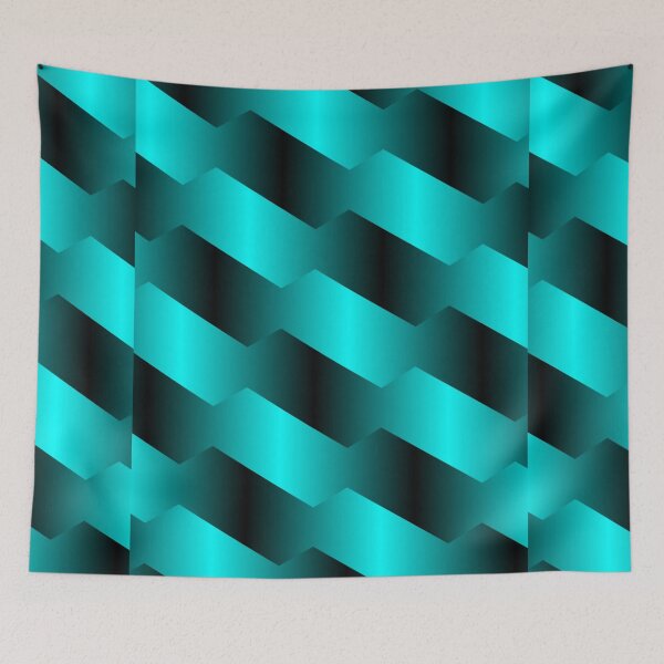 Item preview, Light Blue Cubic Pattern - Geometric designed and sold by sasijaya.