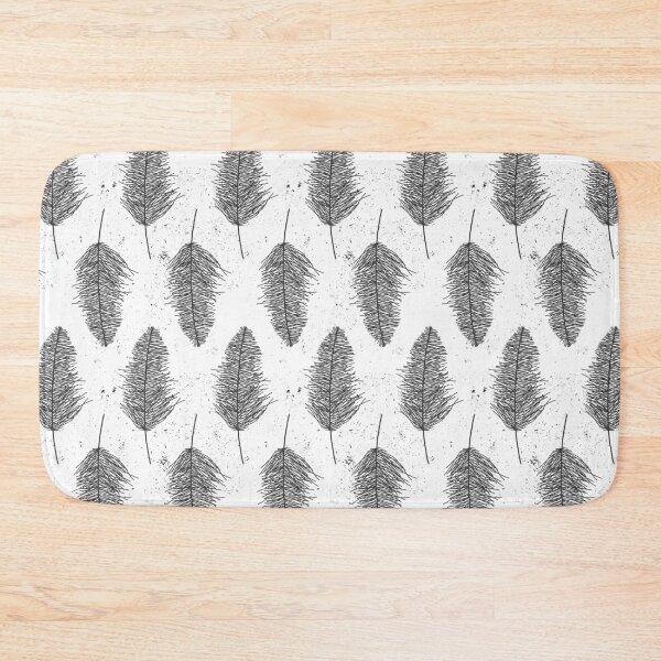 Item preview, Faded Feathers - Black & White designed and sold by The Wellington Boot.