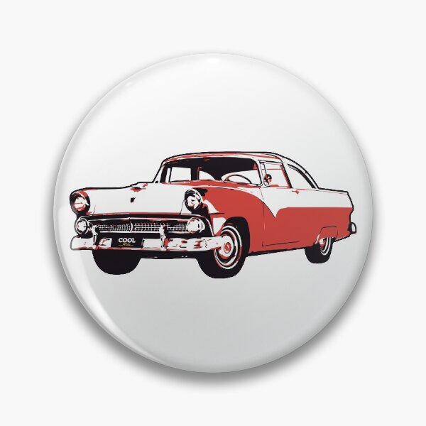 Item preview, 55 White Red F Classic designed and sold by CoolRide.