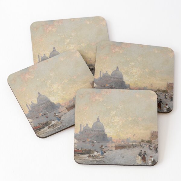 Item preview, Sunset at the Santa Maria Della Salute - Franz Richard Unterberger designed and sold by CJET.