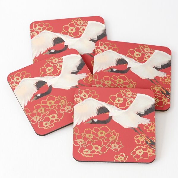 Item preview, Crane on Anemone Fields designed and sold by ViewerEqualsPhoton.