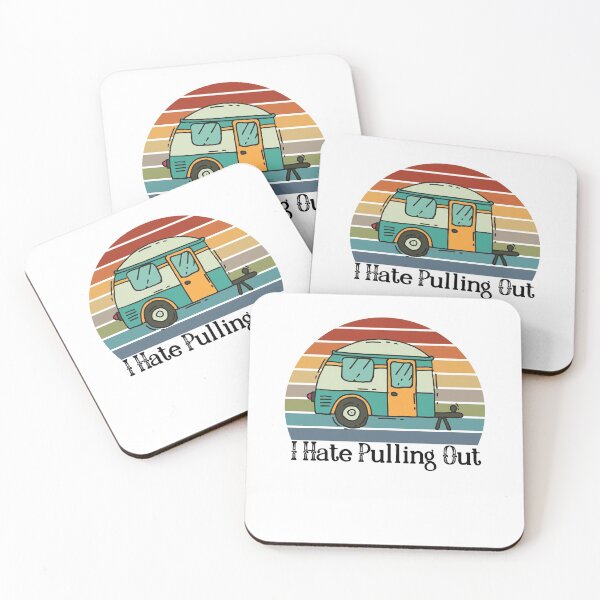 Item preview, Funny Camping I Hate Pulling Out Fifth Wheel Retro - Funny camper saying Quotes designed and sold by PIXEcompany.