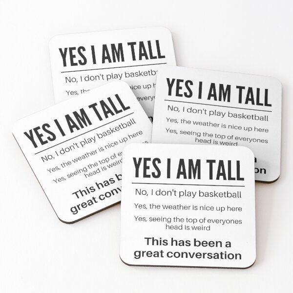 Item preview, Tall People Sticker designed and sold by Sedatinho97.