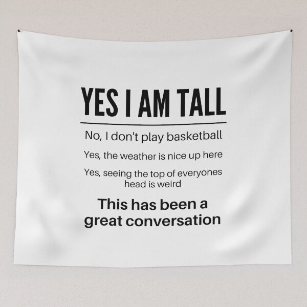 Item preview, Tall People Sticker designed and sold by Sedatinho97.