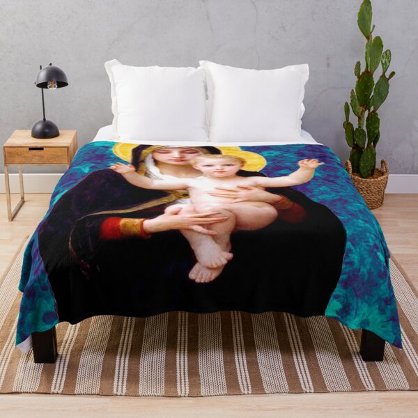 Item preview, Madonna and Child, after Bouguereau | Mother's Day 2021| Retro | Vintage designed and sold by spinolator.