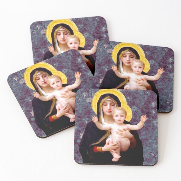 Item preview, Madonna and Child, after Bouguereau | Mother's Day 2021| Retro | Vintage designed and sold by spinolator.