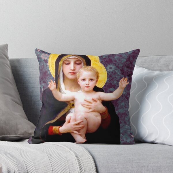 Item preview, Madonna and Child, after Bouguereau | Mother's Day 2021| Retro | Vintage designed and sold by spinolator.