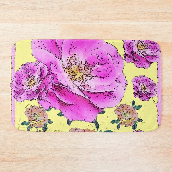 Item preview, ANTIQUE OLD PINK ROSES ART designed and sold by sharlesart.