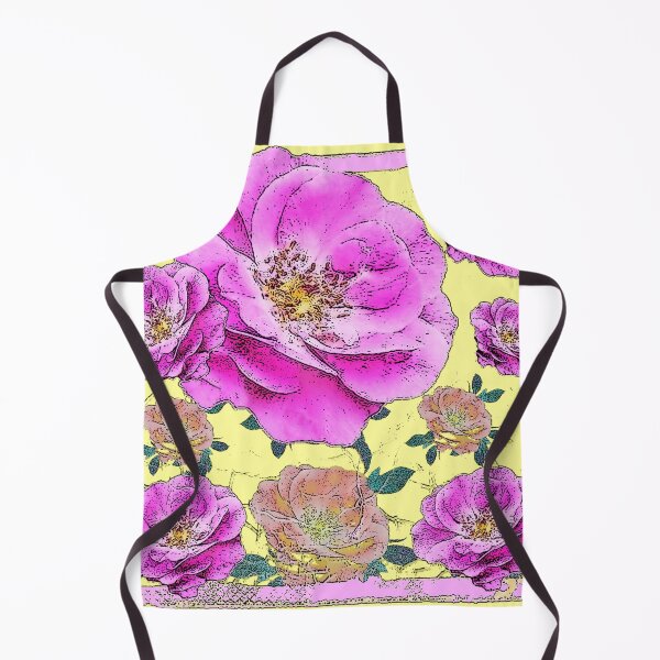 Item preview, ANTIQUE OLD PINK ROSES ART designed and sold by sharlesart.