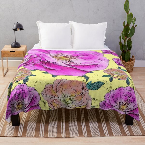 Item preview, ANTIQUE OLD PINK ROSES ART designed and sold by sharlesart.