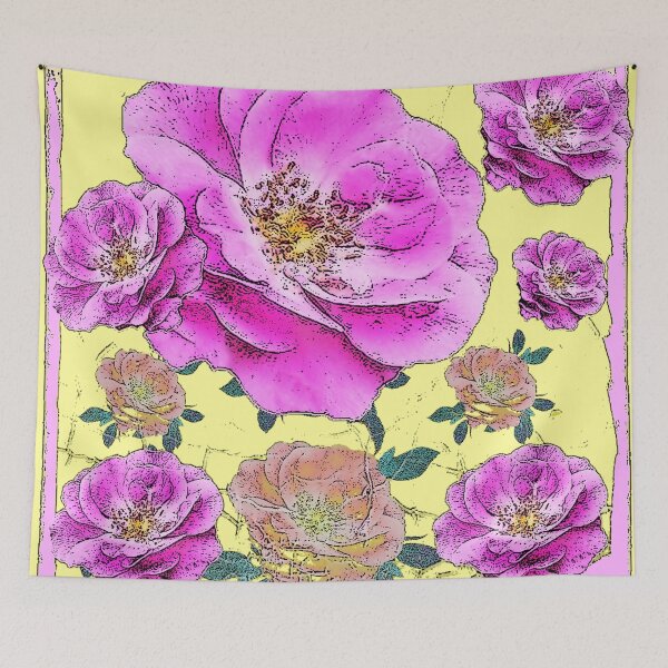 Artikelvorschau, ANTIKE ALTE ROSA ROSEN KUNST entworfen und verkauft von sharlesart.