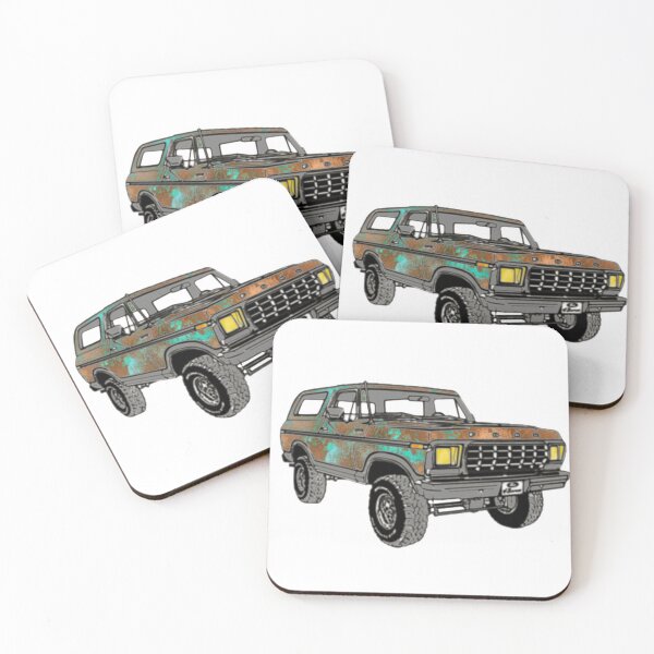Item preview, The Bronco turquoise rust designed and sold by mclaurin612.