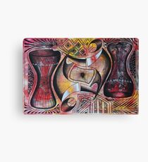 Upside Down Ngoma Instruments Canvas Print