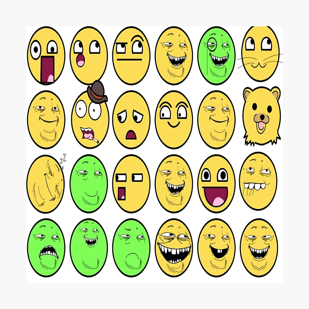 Emoji Troll Face - Troll Face Funny  Poster for Sale by mewsis | Redbubble