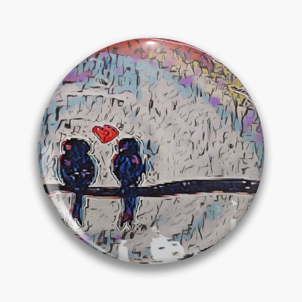 Item preview, Whimsical Love Birds designed and sold by EloiseArt.