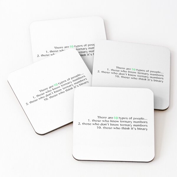Item preview, 10 Types of People (Ternary) designed and sold by code-ninja.