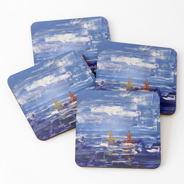 Item preview, abstract sailboat art designed and sold by idachristersson.