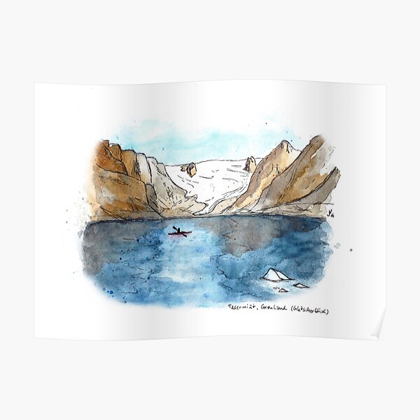 Gletscherblick (Glacier View) Poster