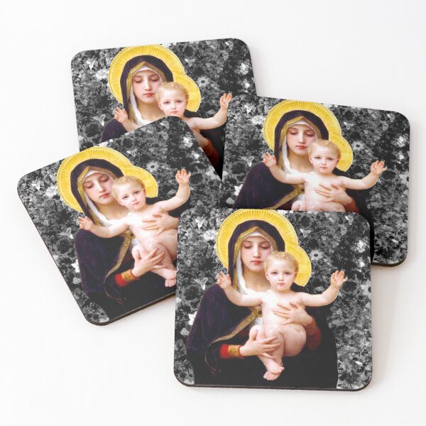 Item preview, Madonna and Child, after Bouguereau | Mother's Day 2021| Retro | Vintage designed and sold by spinolator.