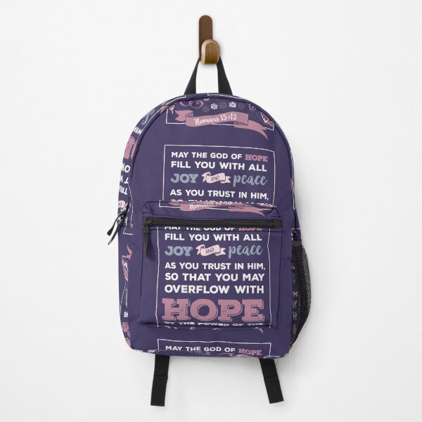 Item preview, Bible verse Romans 15 13, happiness positivity, Hope by the power of the Holy Spirit, scripture, Christian gift designed and sold by Christian Word Art.
