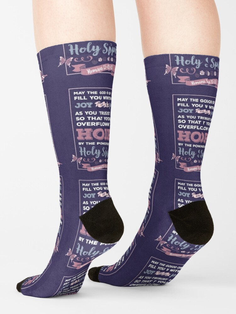 REJOICE IN THE LORD FAITH BASED UNISEX BIBLE SCRIPTURE SOCKS CHRISTIAN GIFTS